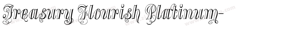 Treasury Flourish Platinum字体转换